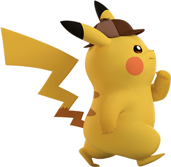Detective - Detective Pikachu Amiibo Png (500x358), Png Download