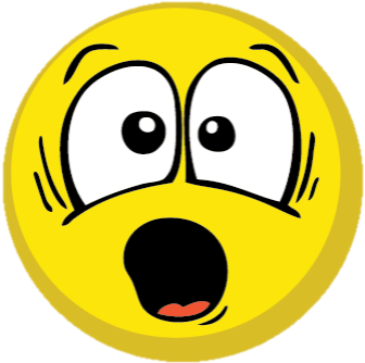 Suprise Emoticon - Surprised Smile Png (375x375), Png Download