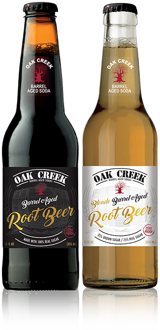 Oak Creek Blonde - Oak Creek Barrel Aged Blonde Root Beer (315x649), Png Download