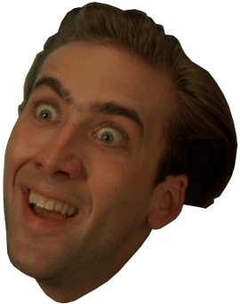 Nicolas Cage Surprised - Nicolas Cage You Don T (400x400), Png Download
