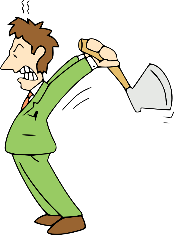 Clipart Royalty Free Stock Angry Man Png Images - Man With Axe Png (592x800), Png Download