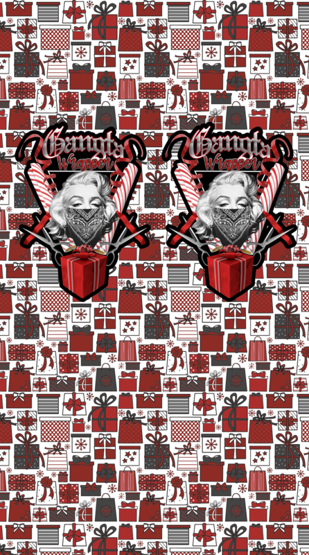Gangsta Wrapper Marilyn Monroe Ugly Christmas Sweater - Poster (446x800), Png Download