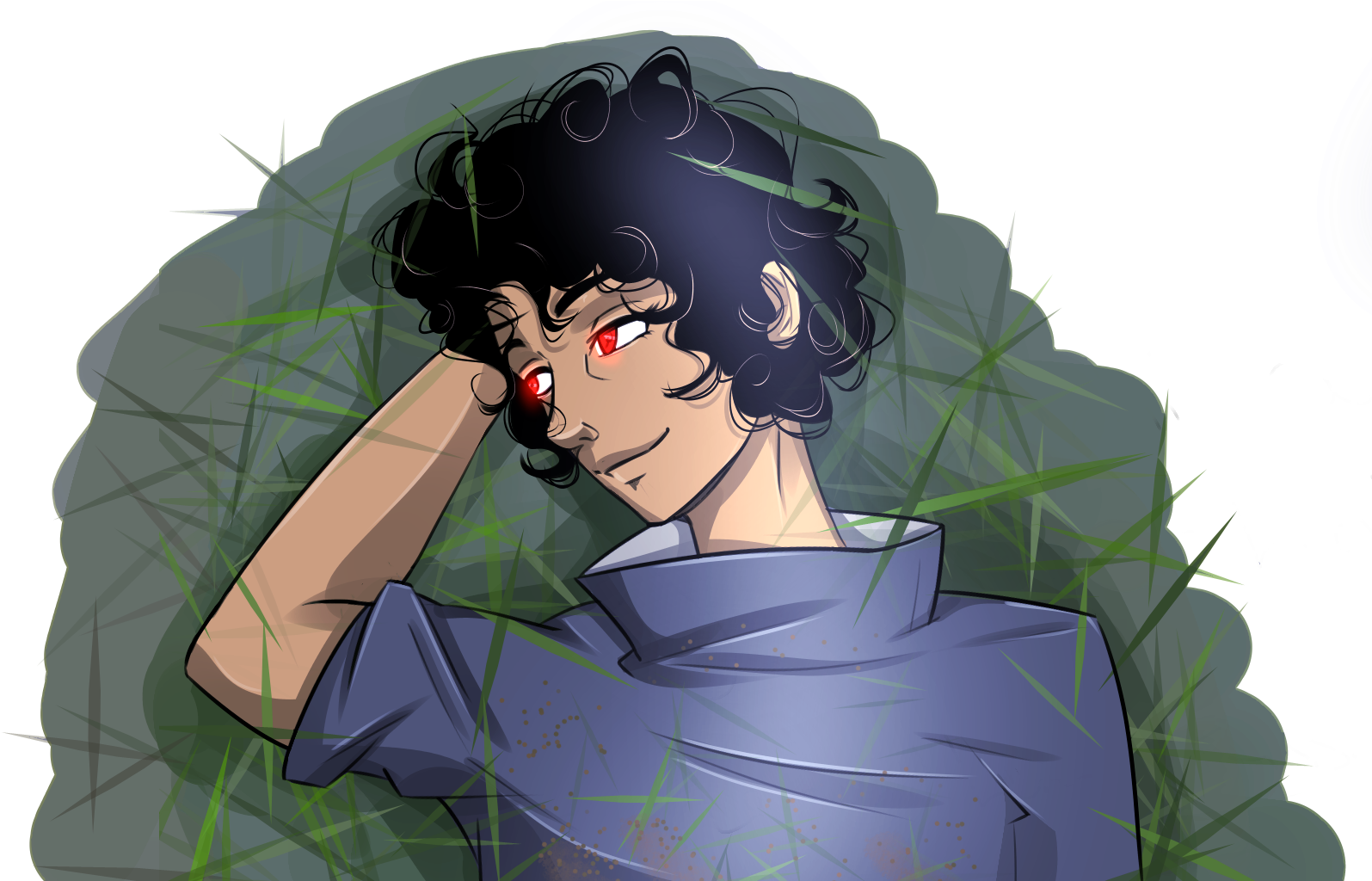 His Hair - I Remember - - Illustration (1610x1023), Png Download