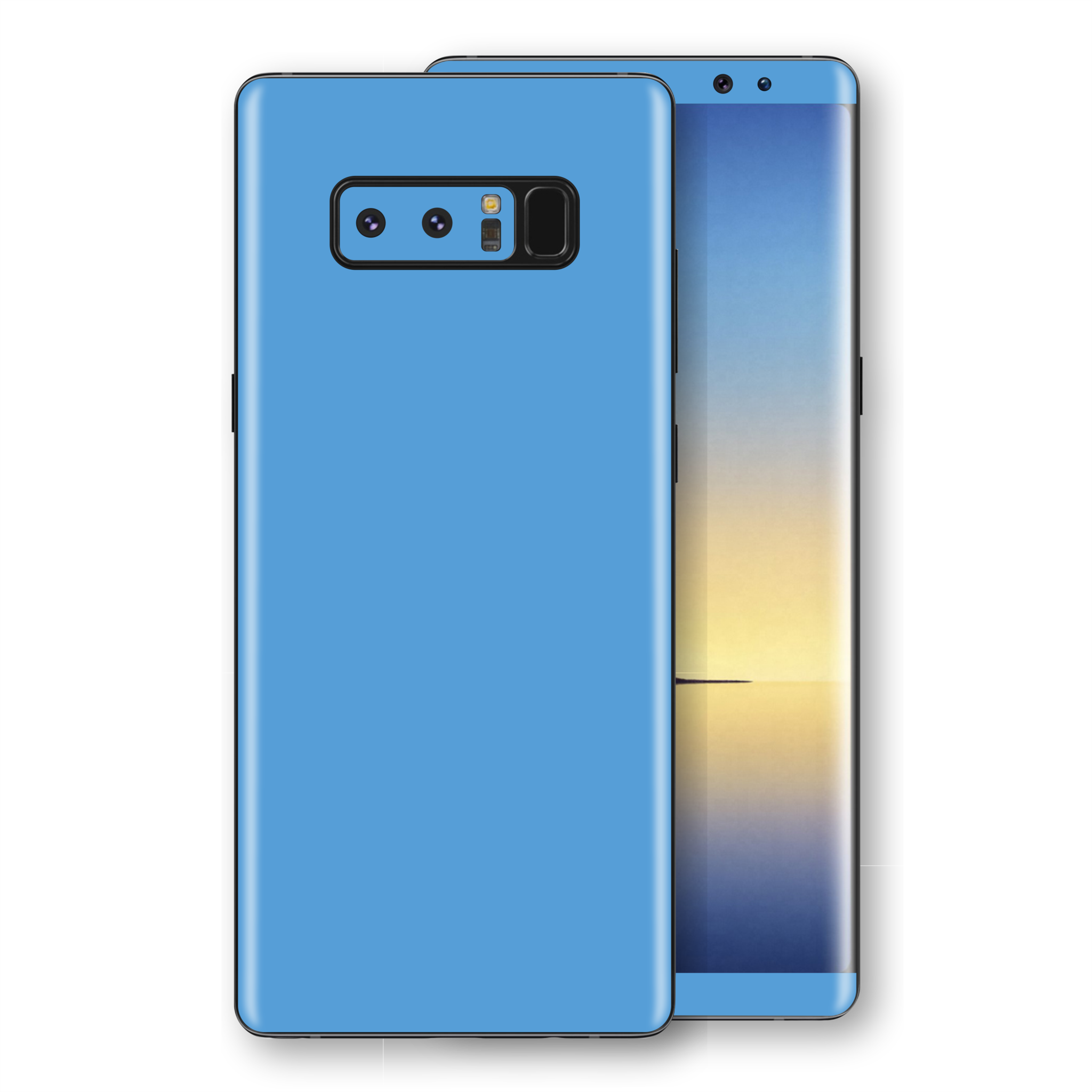 Samsung Galaxy Note 8 Glossy Sky Blue Skin, Decal, - Metallic Copper Note 8 (2048x2048), Png Download