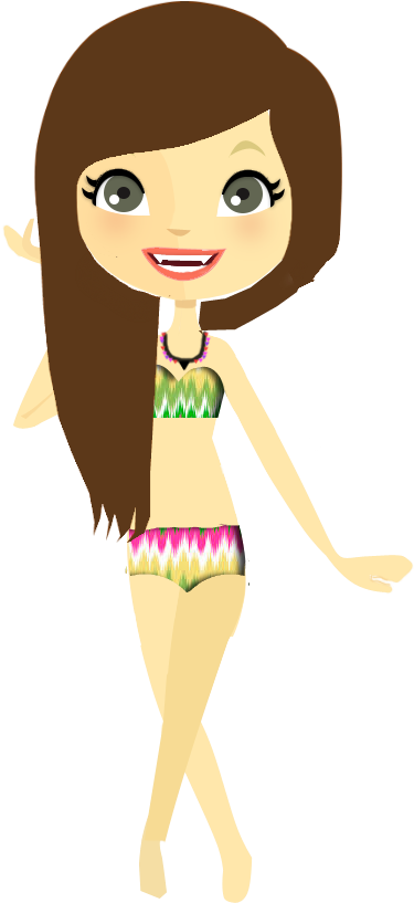 Doll Png En Maya - Cartoon (523x896), Png Download