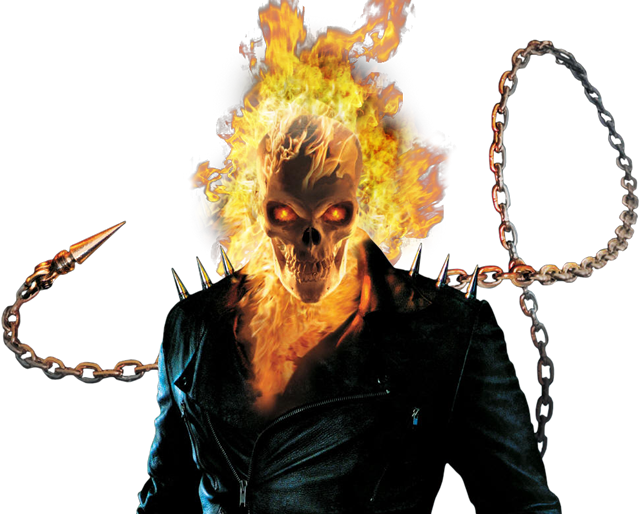 Skeleton-025 - Ghost Rider 3 Hd (640x514), Png Download