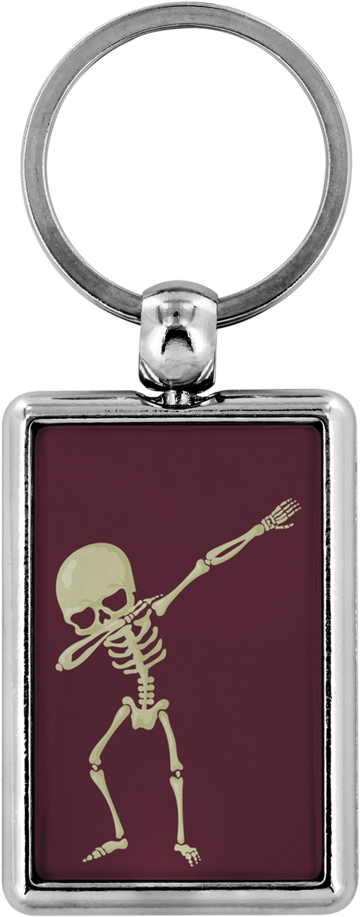 Halloween Skeleton Dabbing Keychain For Men Women Key - Keychain (1024x1024), Png Download