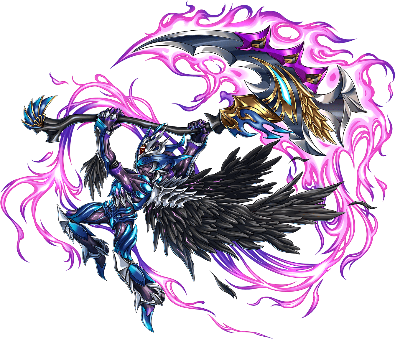 Unit Art - Brave Frontier Zalvard Omni (1348x1166), Png Download
