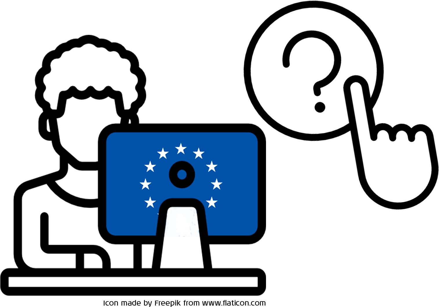 Elearning Eu Eu Flag - Aluno Icone (1772x1181), Png Download