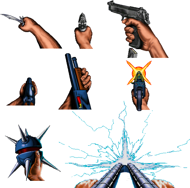 Clipart Gun Fps - Revolver (618x628), Png Download