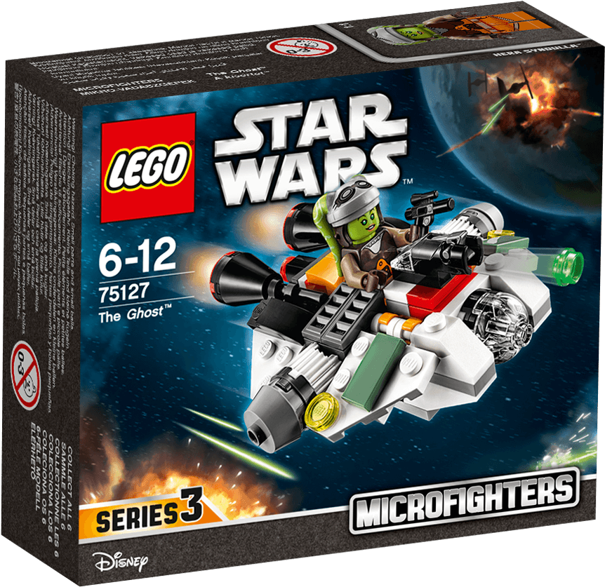 The Ghost - Lego Star Wars 75127 (1488x837), Png Download