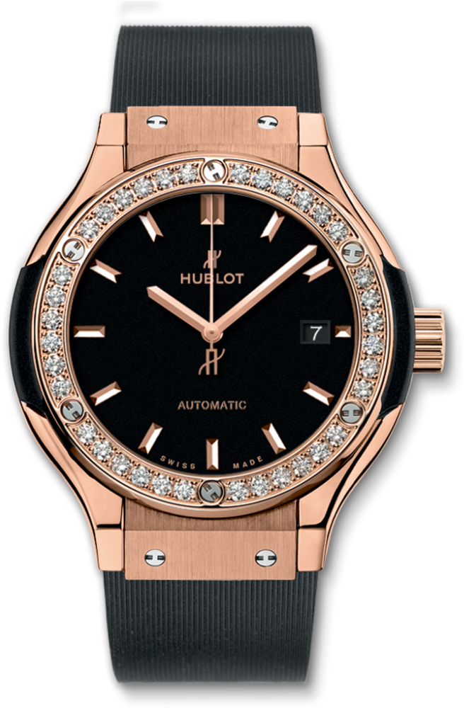 Classic Fusion King Gold Diamonds - Hublot Classic Fusion Diamond (1000x1000), Png Download