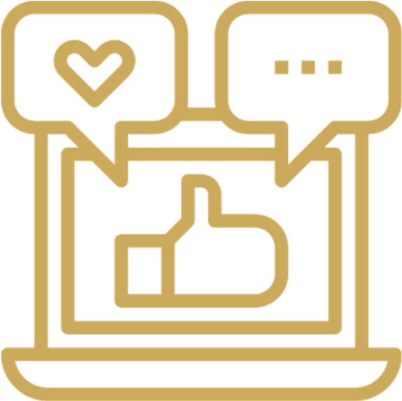 Business Icons Media Digital Computer Marketing Social - Icon (800x572), Png Download