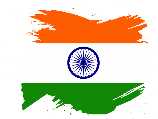 Happy Republic Day Of India Brush Splatter Splashes - Illustration (700x700), Png Download