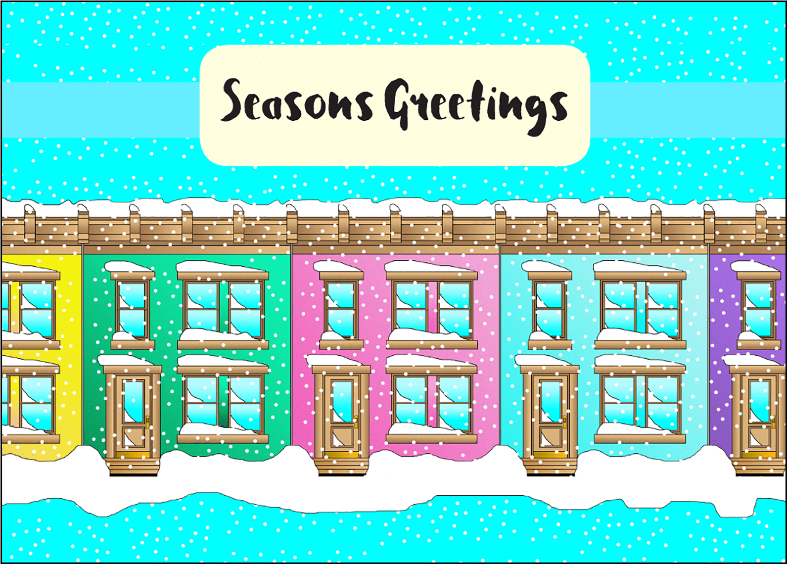 Christmas Holiday Card (1600x1600), Png Download