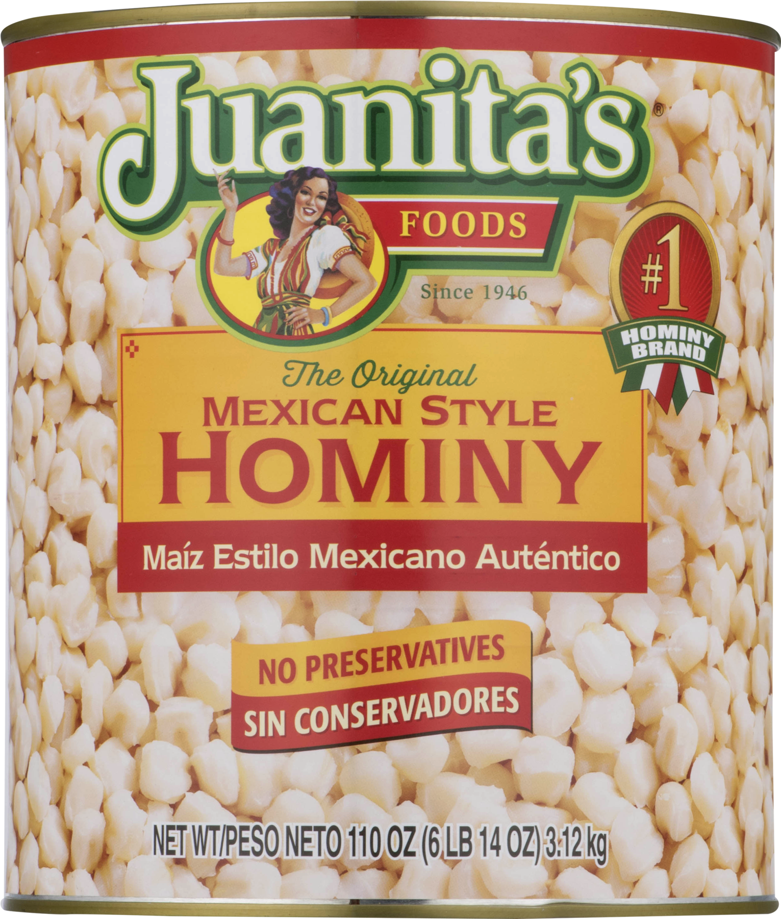 Juanitas Hominy (1800x1800), Png Download