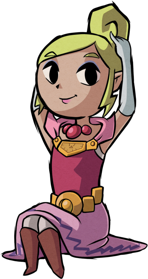 Waker Commission Zelda Tetra - Zelda Tetra Wind Waker (786x1017), Png Download