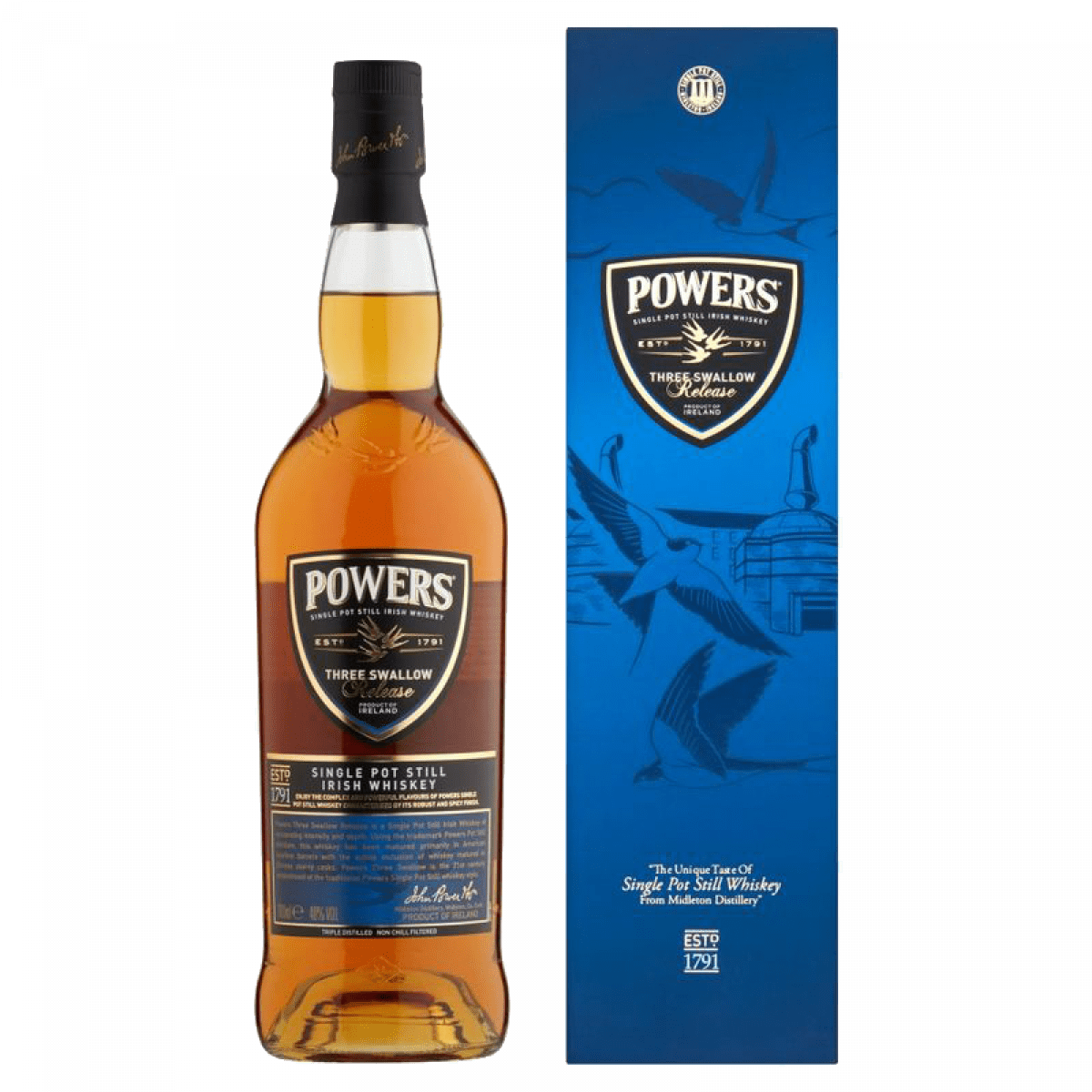 Powers Three Swallow Release Molloy' Liquor Stores - Tennessee Whiskey (1200x1200), Png Download