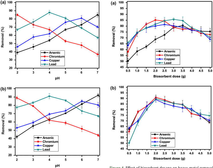 Effect Of Ph On Heavy Metal Removal - Diagram (850x668), Png Download