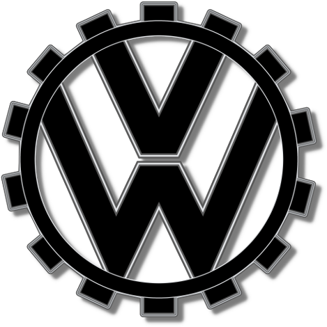 Vw Logo Ww Ii 600 Png - Evolution Of Vw Logo (600x600), Png Download