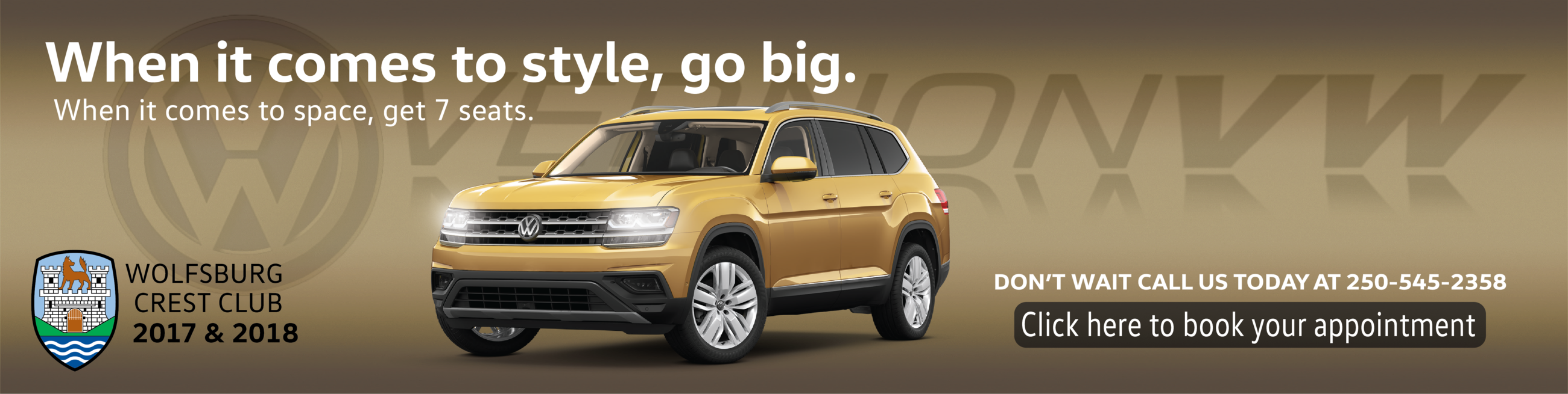 Volkswagen - Compact Sport Utility Vehicle (2600x655), Png Download