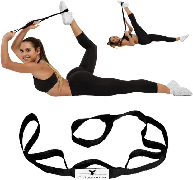 Cheerleading Stunt Stand Balance & Flexibility Stretching - Cheerleading (640x640), Png Download