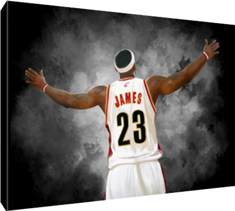 Details About Cleveland Cavaliers Lebron James Chalk - Lebron James (600x600), Png Download