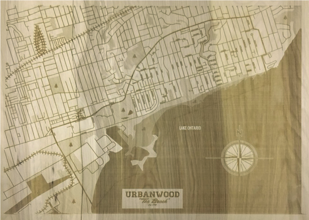 Toronto Urbanwood - Newsprint (1024x1024), Png Download