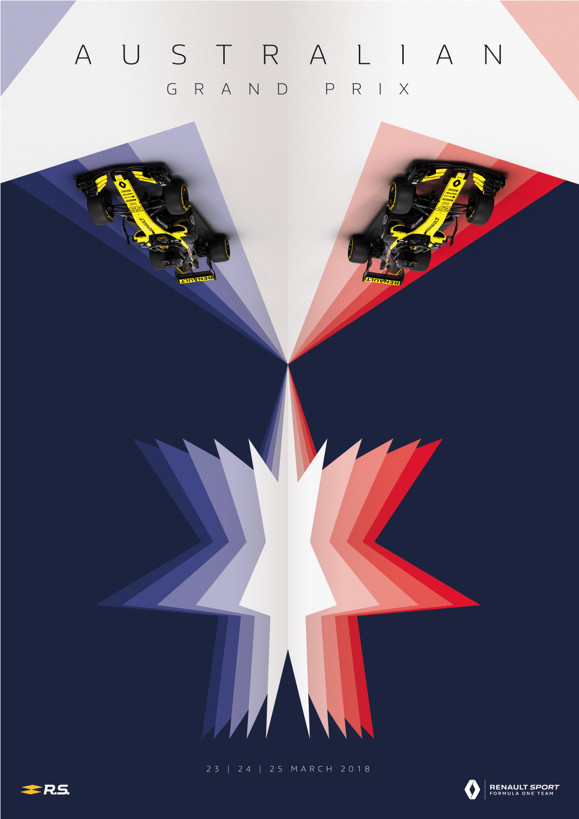 Renault Sport Formula One™ 2018 Set 21 A3 Posters - Renault 2018 Poster (1556x1800), Png Download