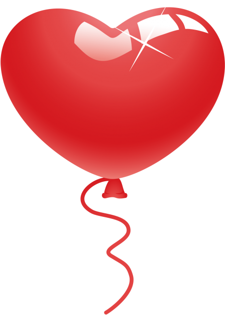 Heart Balloon Png (715x715), Png Download