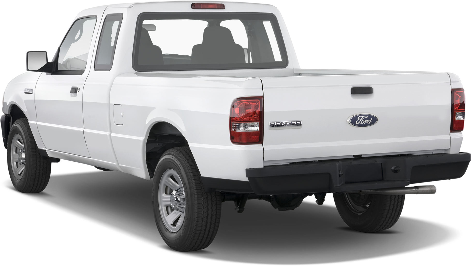 Graphic Library Stock Pickup Clipart Ranger Ford - Back Of A 2010 Ford Ranger (2048x1360), Png Download