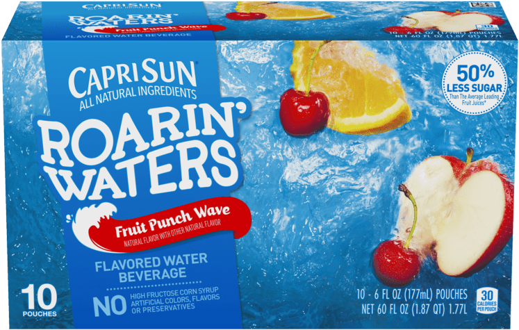 Capri Sun Roarin Waters Wild Cherry (750x750), Png Download