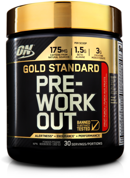 Gold Standard Pre-workout Fruit Punch - Pre Work Out (519x700), Png Download