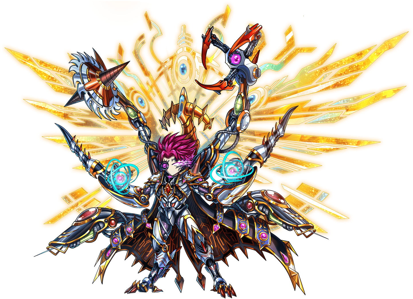 [ Img] - Brave Frontier Gazia Omni (1500x1105), Png Download