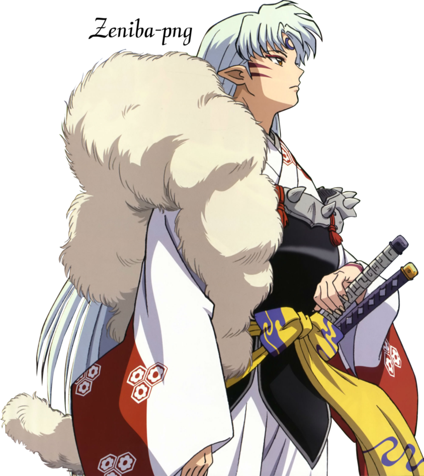 Sesshomaru Png - Sesshomaru Inuyasha Y Kagome (843x947), Png Download