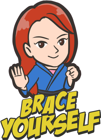 Georgia Dow Says, 'brace Yourself - Cartoon (618x618), Png Download