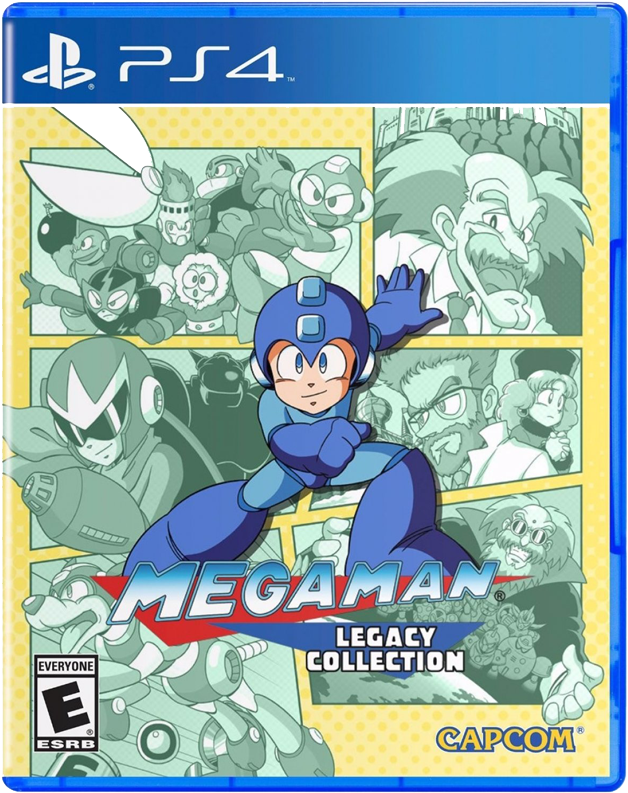Ps4 Megaman Legacy Collection (800x800), Png Download