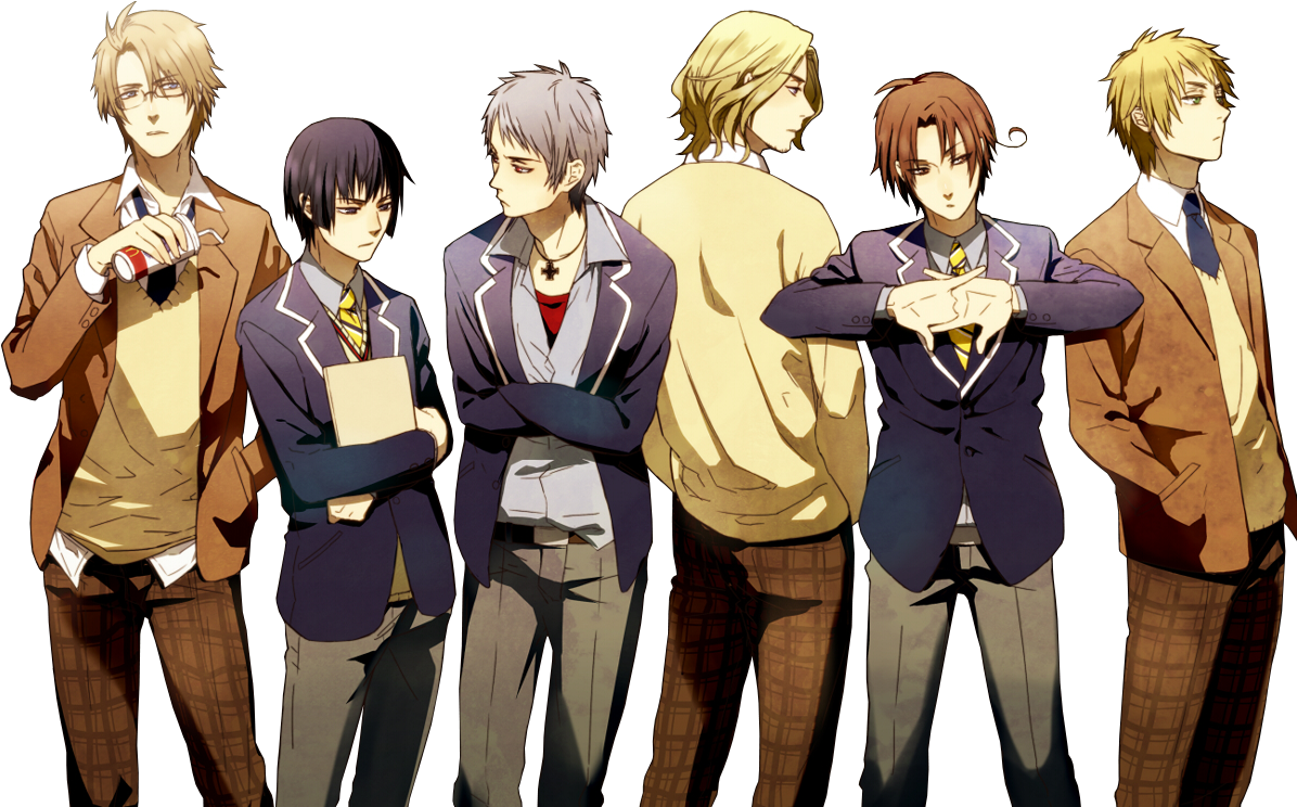 Gakuen Hetalia (1200x859), Png Download