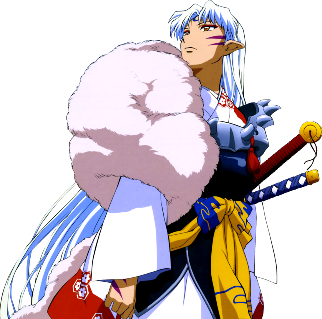 Sesshomaru Sticker - Sesshomaru Jaken And Rin (1024x1017), Png Download