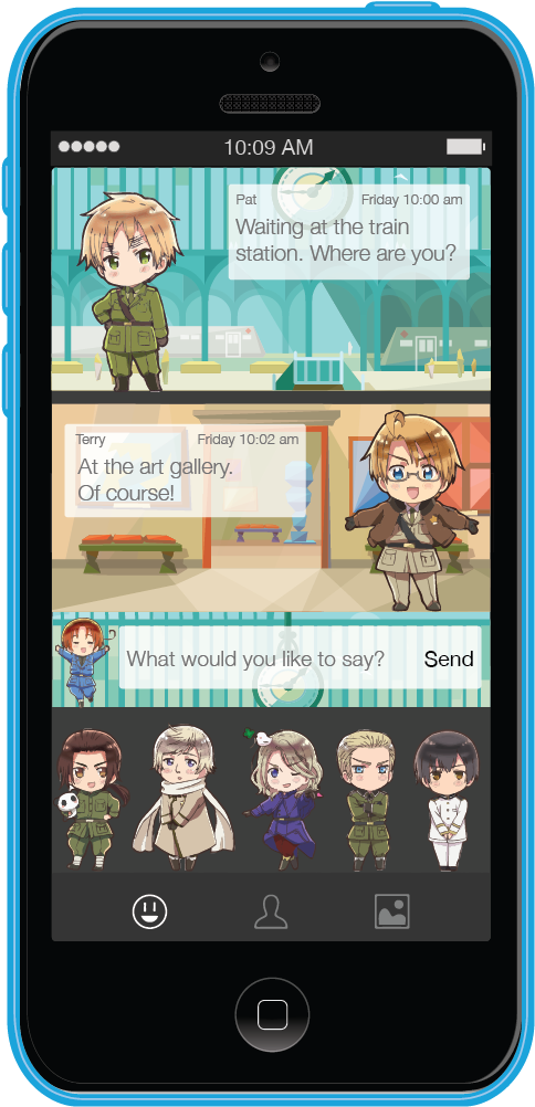 Hetalia Promo Facebook Crop - Hetalia App (560x1012), Png Download