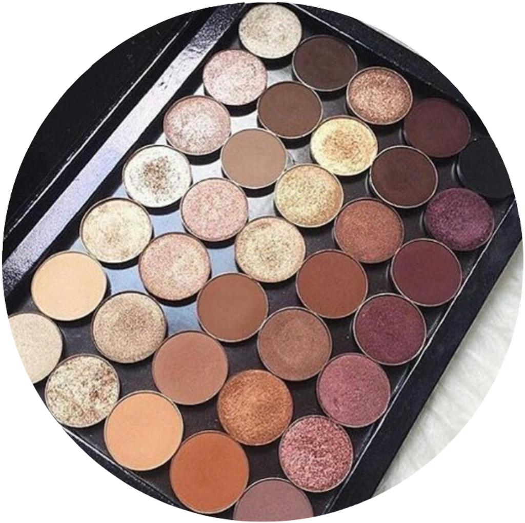 Makeup Tumblr Aesthetics Tan Eyeshadow Palette Warm (1024x1019), Png Download