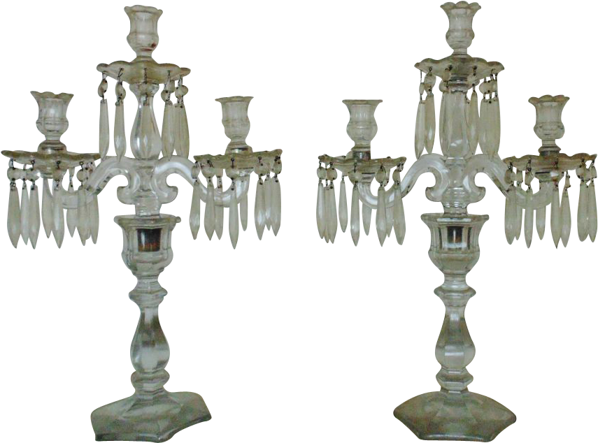 Cma-864 - 1l - Glass Candle Holders Antique (854x854), Png Download