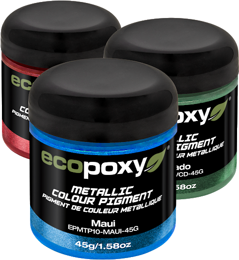 Metallic Color Pigments Are Used To Create Pearlescent - Epoxy Metallic Pigment Colors (854x683), Png Download