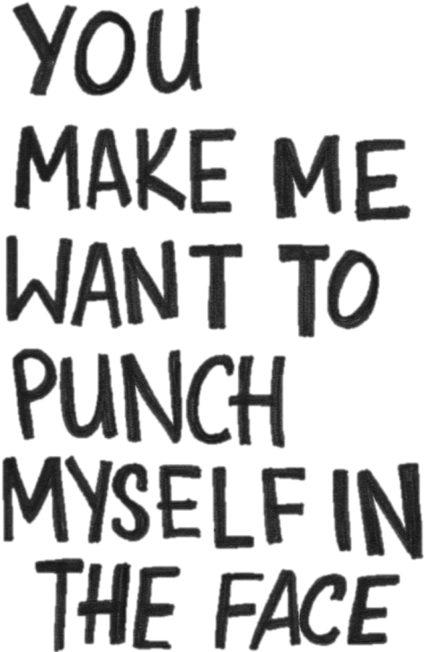 “ Me Me Me Me Me Me Me ” - Hate Lovers (491x750), Png Download
