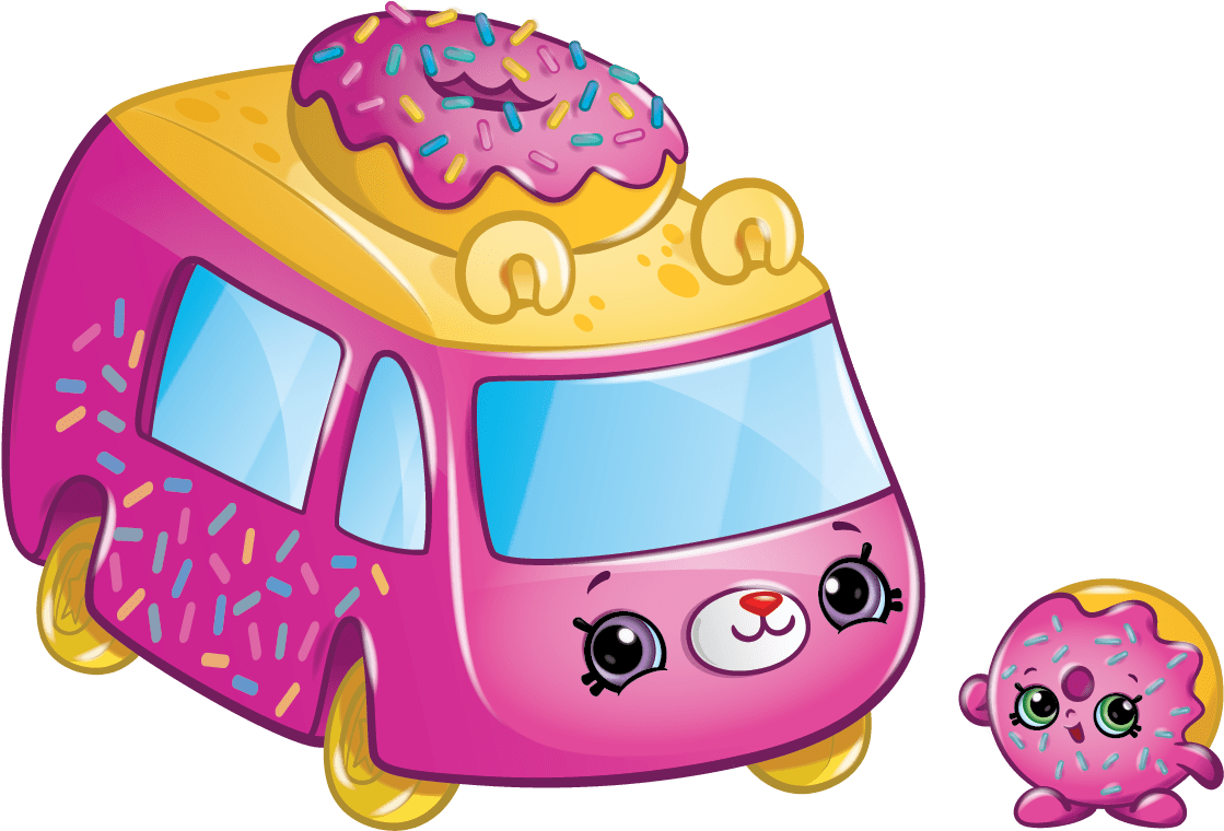 Shopkins Season - Cutie Cars Donut Express (1201x1032), Png Download