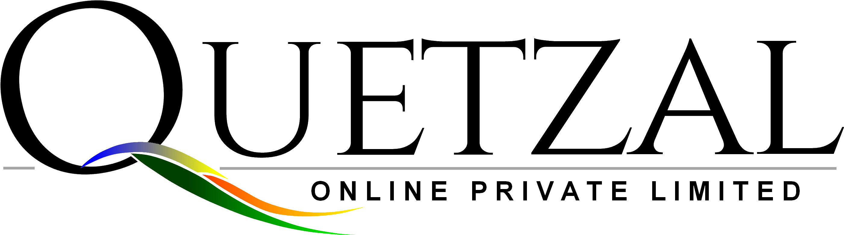 Quetzal Online Private Limited (2813x809), Png Download