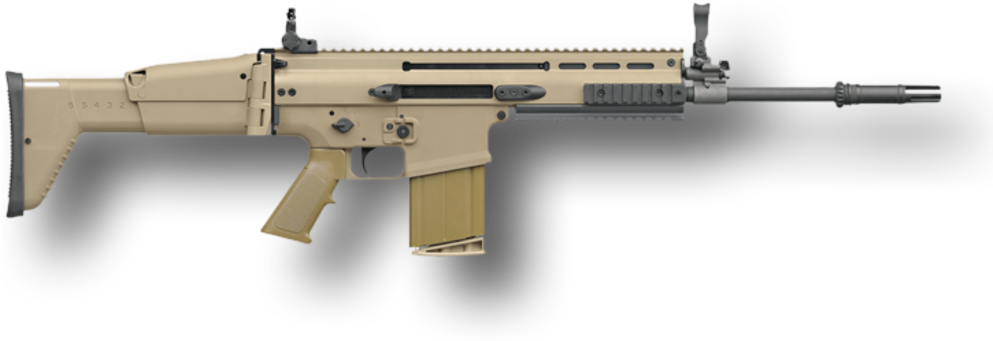 Scar 17s - Fn 16 Scar (1000x363), Png Download