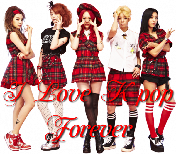 Les Fans De K-pop , C'est Ici - Fx Kpop (600x523), Png Download