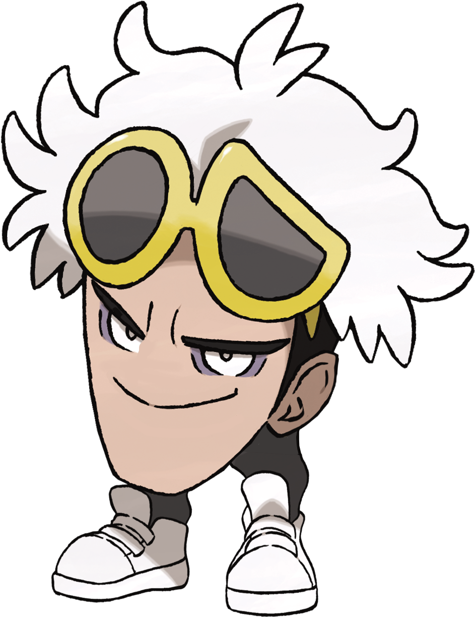 Guzmaaaaaaaaa - Pokemon Sun And Moon Characters (1272x1431), Png Download