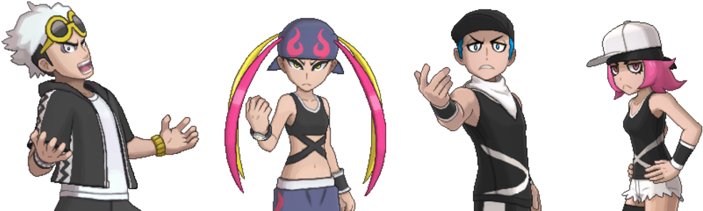 Pokémon Sun And Moon - Pokemon Sun Team Skull (994x315), Png Download